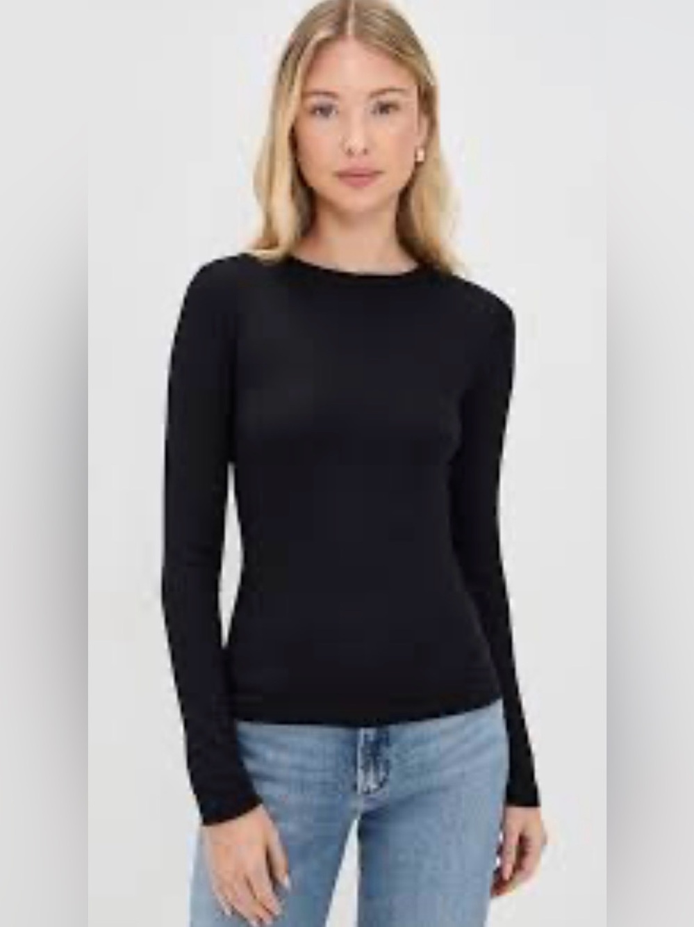 NWT MADEWELL Ribbed Long Sleeve tee shirt size women’s XXL